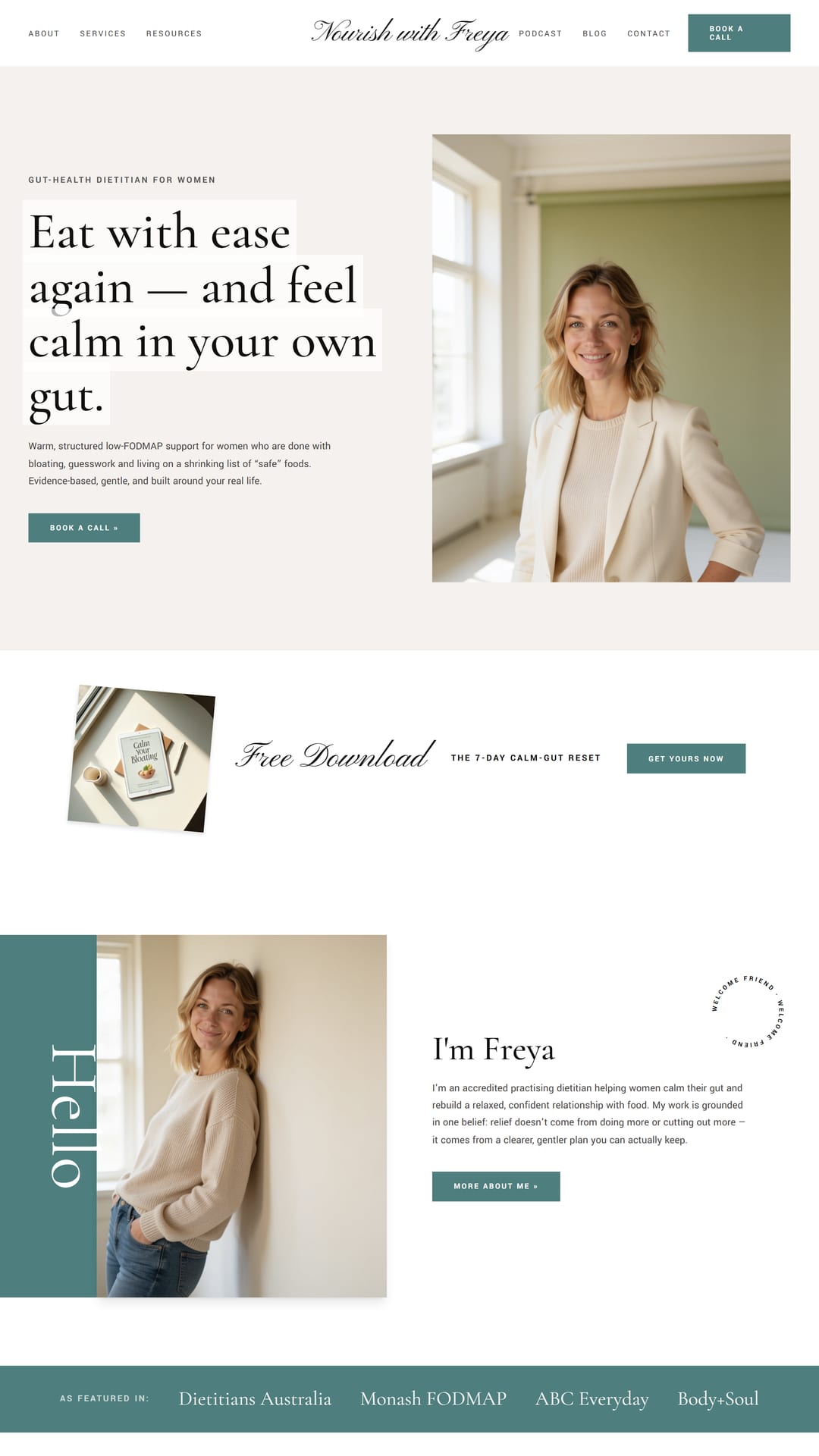 Freya Lindholm website preview